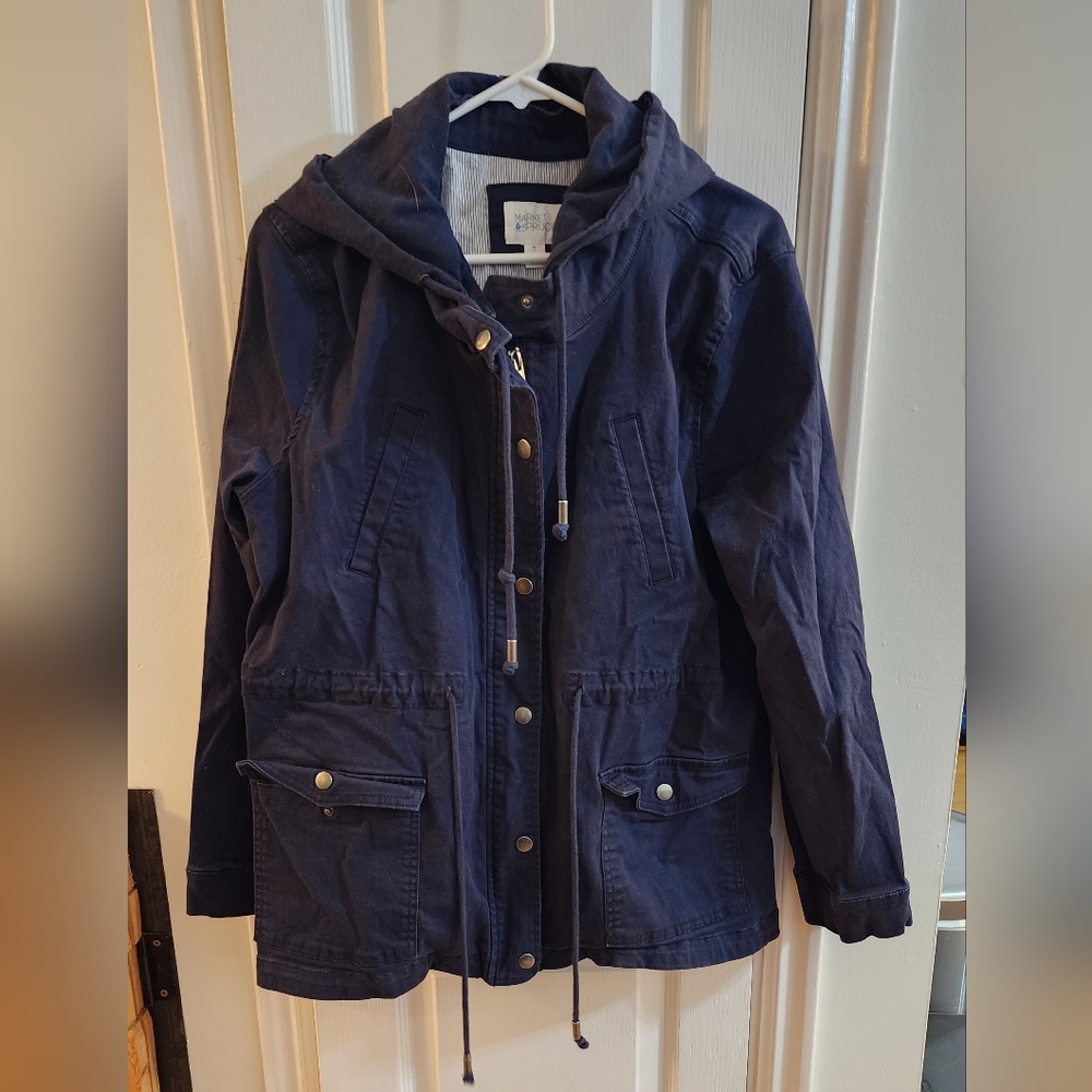 Lianna Stretch Twill Cargo Jacket
